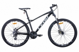 Велосипед гірський Leon XC-90 2020 року - 27.5 ", Чорно-білий c сірим (OPS-LN-27.5-057)