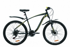 Велосипед горный Formula KOZAK 2020 - 26", Оранжево-черный с серым (OPS-FR-26-414)