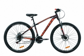 Велосипед горный Formula DRAGONFLY 2020 - 29", Черно-красный с оранжевым (OPS-FR-29-068)