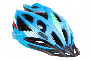 Шлем велосипедный с козырьком СIGNA WT-036 (HEAD-014) - синий, М (54-57см)