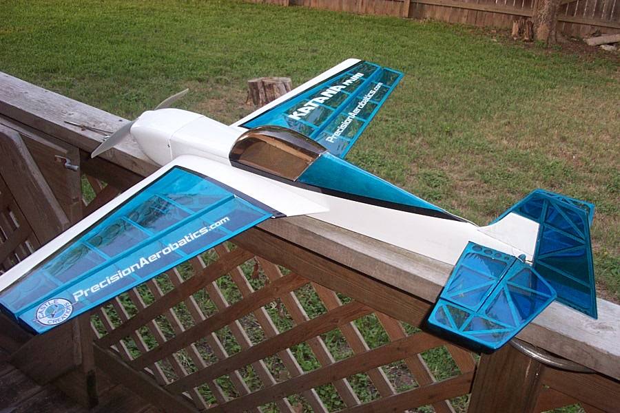 

Самолет р/у Precision Aerobatics Katana Mini 1020мм KIT (синий)