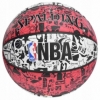 Мяч баскетбольный Spalding NBA Graffiti Outdoor (83574Z) - красный, №7 - Фото №4