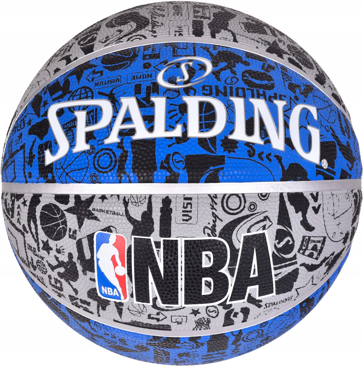 

Мяч баскетбольный Spalding NBA Graffiti Outdoor (83176Z) - синий, №7