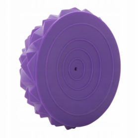 Полусфера массажная балансировочная (массажер для ног, стоп) Springos Balance Pad (FA0046) - фиолетовая, 16 см - Фото №2