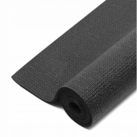 Коврик (мат) для йоги и фитнеса Springos PVC Black (YG0007), 170х60х0.4см - Фото №4