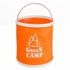 Ведро туристическое Green Camp (GC-B11R) - оранжевое, 11л