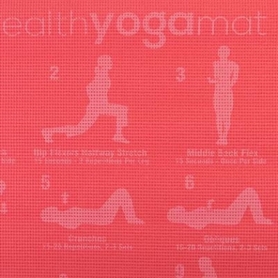 Килимок для фітнесу (йога-мат) Back Health рожевий, 173х61х0,6 см (5415-17P) - Фото №2