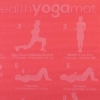 Килимок для фітнесу (йога-мат) Back Health рожевий, 173х61х0,6 см (5415-17P) - Фото №2