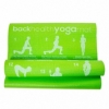 Килимок для фітнесу (йога-мат) Back Health салатовий, 173х61х0,6 см (5415-17G) - Фото №2