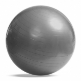 Мяч для фитнеса глянцевый (фитбол) серый, 85 см (5415-8A/GR)