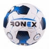 М'яч футбольний Ronex блакитний, № 5 (RX-UHL-SK)