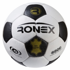 М'яч футбольний шкіряний Ronex, №5 (RX-SWK-310)