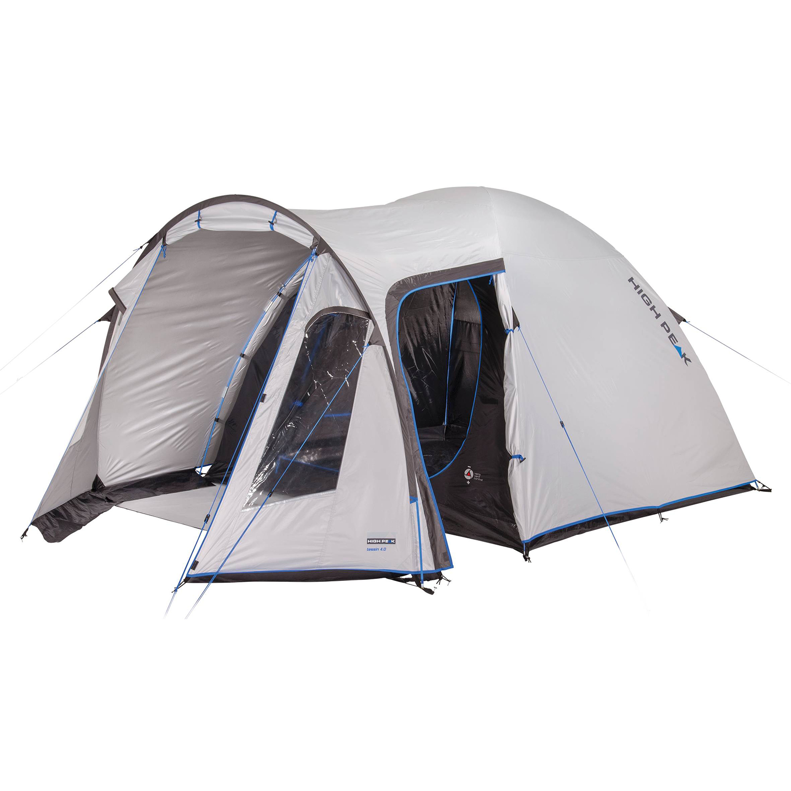 

Палатка четырехместная High Peak Tessin 4.0 Nimbus Grey (928251), Серый