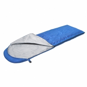 Мешок спальный (спальник) одеяло SportVida Blue/Grey R (SV-CC0051) - синий, +2 ...+ 16°C - Фото №3