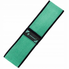 Гумка для фітнесу та спорту тканинна Springos Hip Band Light (FA0111) - зелена, L - Фото №8
