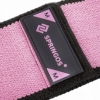 Резинка для фитнеса и спорта тканевая Springos Hip Band Medium (FA0110) - розовая, M - Фото №6