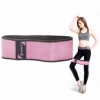 Резинка для фитнеса и спорта тканевая Springos Hip Band Medium (FA0110) - розовая, M - Фото №7