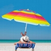 Зонт пляжный с регулируемой высотой Springos (BU0005) - салатовый, 160 см - Фото №6