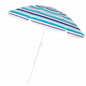 Зонт пляжный с регулируемой высотой Springos (BU0006) - голубой, 160 см - Фото №5