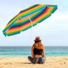 Зонт пляжный с регулируемой высотой и наклоном Springos (BU0009) - цветной, 180 см - Фото №2