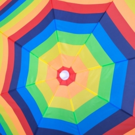 Зонт пляжный с регулируемой высотой и наклоном Springos (BU0009) - цветной, 180 см - Фото №7