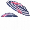 Зонт пляжный с регулируемой высотой и наклоном Springos (BU0012) - сине-белый, 180 см