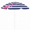 Зонт пляжный с регулируемой высотой и наклоном Springos (BU0012) - сине-белый, 180 см - Фото №6