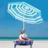 Зонт пляжный с регулируемой высотой и наклоном Springos 220 см BU0011 - Фото №2