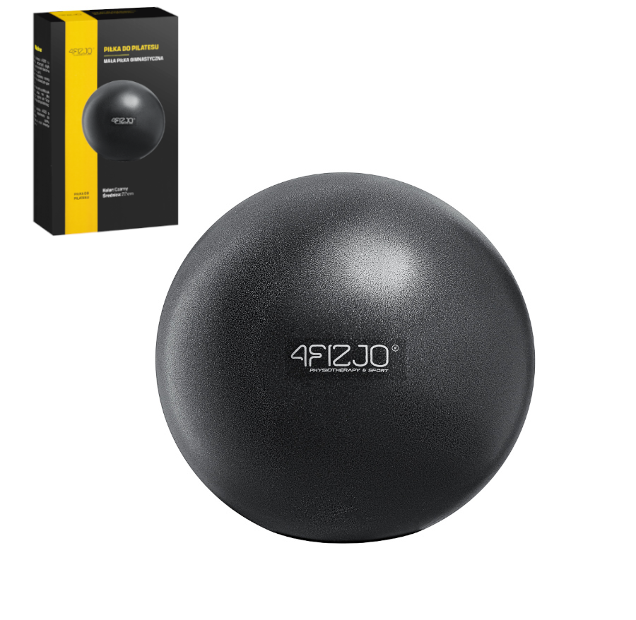 

Мяч для пилатеса, йоги, реабилитации 4Fizjo Black (4FJ0139), 22 см, Черный