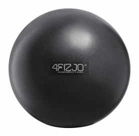 Мяч для пилатеса, йоги, реабилитации 4Fizjo Black (4FJ0139), 22 см - Фото №2