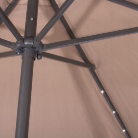 Зонт садовий з LED підсвічуванням (автономна) Springos (GU0006), 300 см - Фото №5