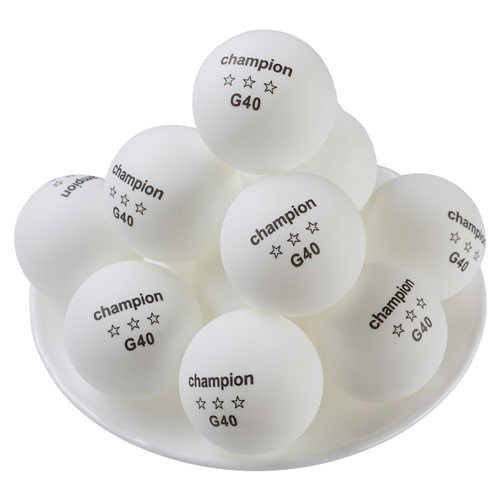 

Набор мячей для настольного тенниса Champion G40, 144 шт (CHW144), Белый