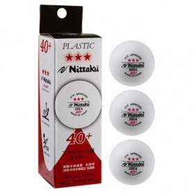 Мячи для настольного тенниса 3* Nittaki, 3 шт (NB-1400)