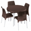 Комплект садовой мебели Jersey set Keter (7290106925007), коричневый