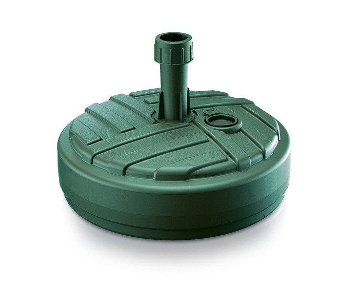 

Подставка для садового зонта круглая Prosperplast (5905197977843) - зеленая, 10л, Зеленый