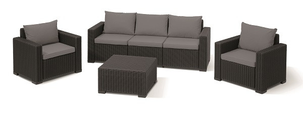 

Набор мебели California 3 seater Allibert (8711245125480), Серый