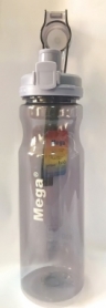 Бутылка спортивная пластиковая Tritan Mega (MT090LPBS) (0717040678037V) - фиолетовая, 0,9л