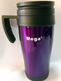 Термочашка PR040 Mega (0717040761241V) - фіолетова, 0,4л - Фото №2
