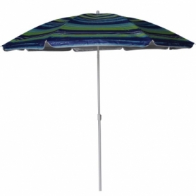 Зонт пляжный с наклоном TE-018 Time Eco (4820211100896STRIPE) - полосатый, 1,8м - Фото №2
