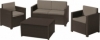 Комплект садовой мебели Monaco set Allibert (8711245128207), коричневый