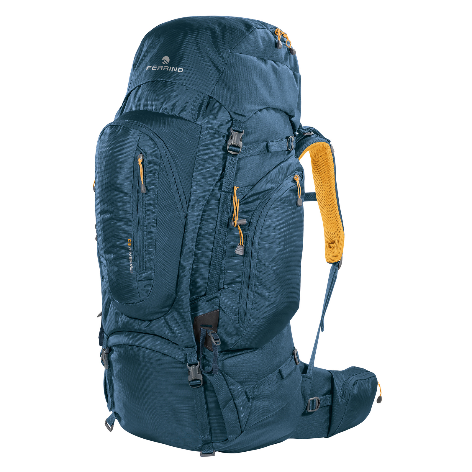 

Рюкзак туристический Ferrino Transalp 60 Blue/Yellow (928055), 60л