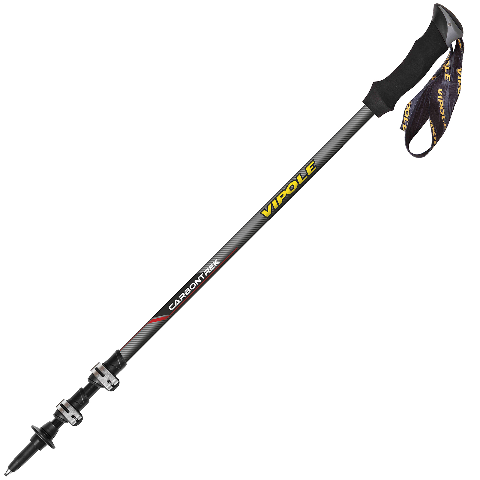 

Палки треккинговые Vipole Carbontrek QL Roundhead DLX S1907 (927847), Серый