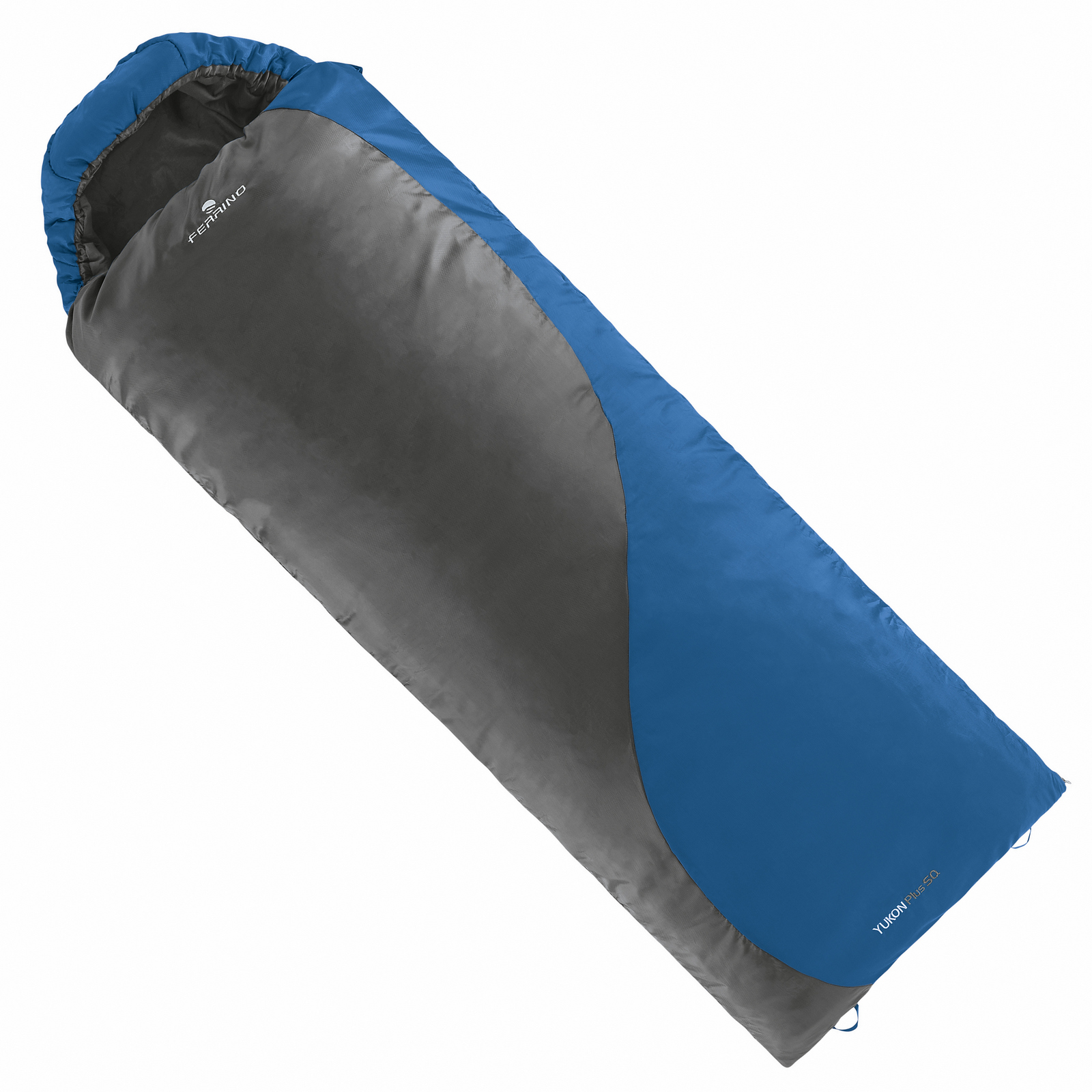 

Мешок спальный (спальник) Ferrino Yukon Plus SQ/+7°C Blue/Grey (Right) (928041), Синий / серый