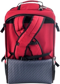 Сумка-рюкзак на колесах CarryOn Daily 44 Red (927223), 44л - Фото №3