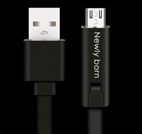 Распродажа*! Многоразовый кабель Newly Born Repairable USB - MicroUSB (для android), черный - Фото №3