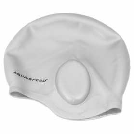Шапочка для плавания Aqua Speed EarSL5875, белая