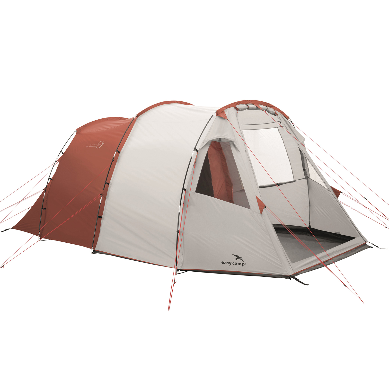 

Палатка пятиместная Easy Camp Huntsville 500 Red (928291), Серый с красным