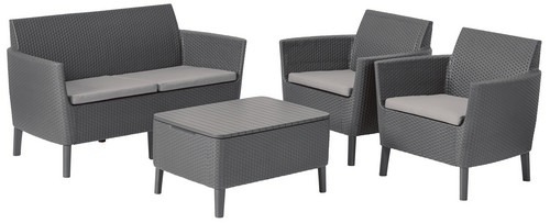 

Набор мебели Salemo set Allibert (8711245145402), капучино