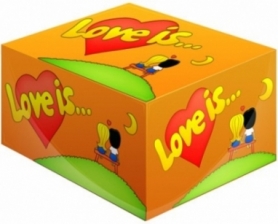 Блок жвачка Love is... Апельсин CDRep (FO-6)