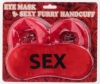 Наручники улюбленим з маскою SEX CDRep (FO-108494)